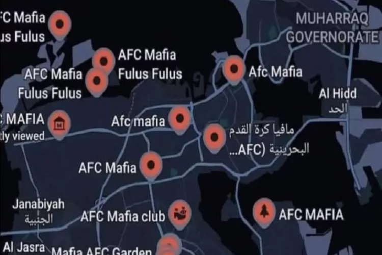 Google Maps Milik Bahrain Dibanjiri AFC Mafia (TOPmedia.co.id / Istimewa)