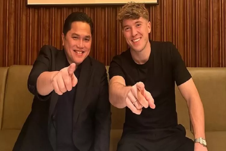 Momen Kebersamaan Erick Thohir dan Ole Romeny (TOPmedia.co.id / Instagram @ErickThohir)