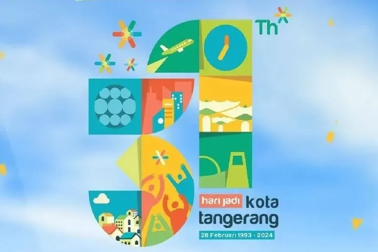 Logo Resmi HUT Kota Tangerang ke 31 Tahun pada 28 februari 2025 (foto; Biro Humas Pemkot Tangerang)
