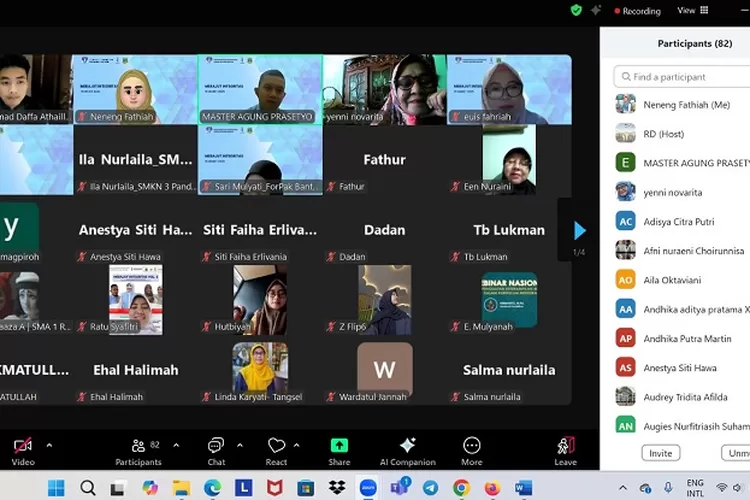 Forum Penyuluh Antikorupsi (FORPAK) Provinsi Banten menggelar Penyuluhan Antikorupsi Merajut Integritas secara virtual, Minggu (16/3/2025).
