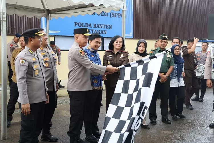 Peresmian Operasional Satuan Pelayanan Pemenuhan Gizi (SPPG)  Polda Banten, Senin (17/3/2025)