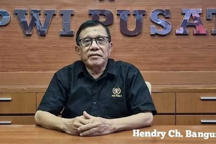 Ketua Umum Persatuan Wartawan Indonesia (PWI) Pusat Hendri Ch Bangun 