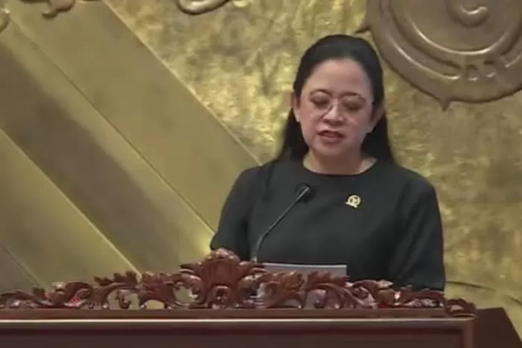 Ketua DPR RI saat menyampaikan pidato dalam rapat penutupan masa sidang II Tahun Sidang 2024-2025 di Gedung DPR pada Selasa, 25 Maret 2025. (Tangkapan layar YouTube DPR RI)