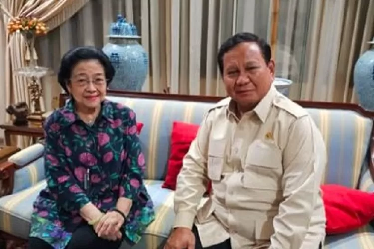 Pertemuan Megawati (kiri) dan Presiden Prabowo (kanan) di Teuku Umar. (instagram.com/sufmi_dasco)
