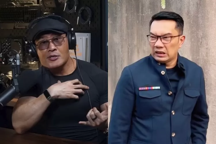 Artis Deddy Corbuzier (kiri) dan Mantan Gubernur Jawa Barat, Ridwan Kamil (kiri). (YouTube.com / Deddy Corbuzier - Instagram.com/@ridwankamil)