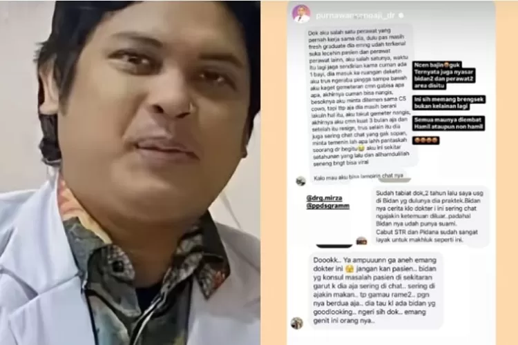 Korban dokter kandungan yang melakukan pelecehan seksual juga berasal dari para nakes. (Instagram/ahmadsahroni88 - instagram/purnawansenoaji_dr)