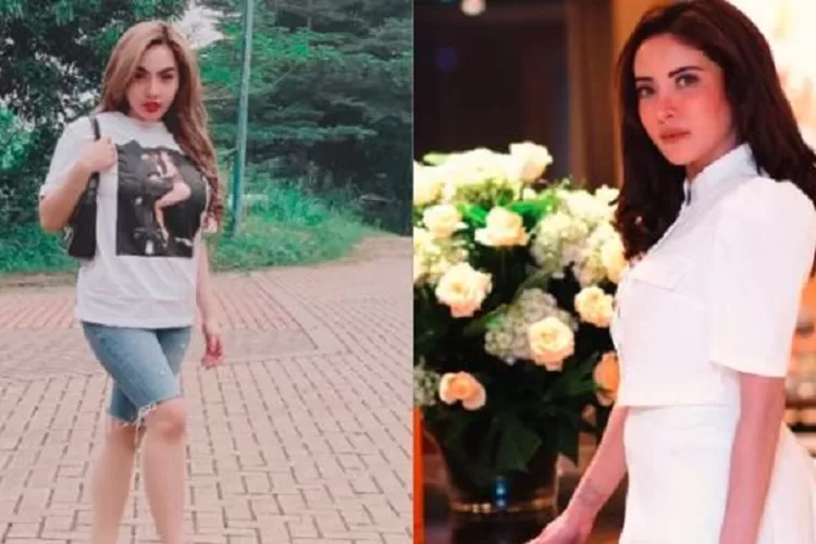 Ayu Aulia (kanan) Bongkar Sosok Ayah Kandung Anak Lisa Mariana (kiri) dan Ridwan Kamil. (kolase instagram.com/lisamarianaaa dan ayuandiyantiaulia)