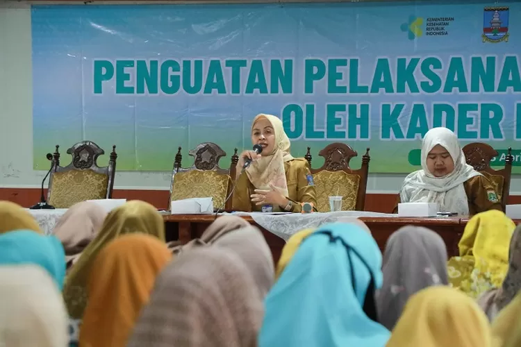 Penguatan Pelaksanaan Tumbuh Kembang bagi para Kader Posyandu dan Taman Pemulihan Gizi (TPG) di Aula Tb. Suwandi pada Senin, 28 April 2025.