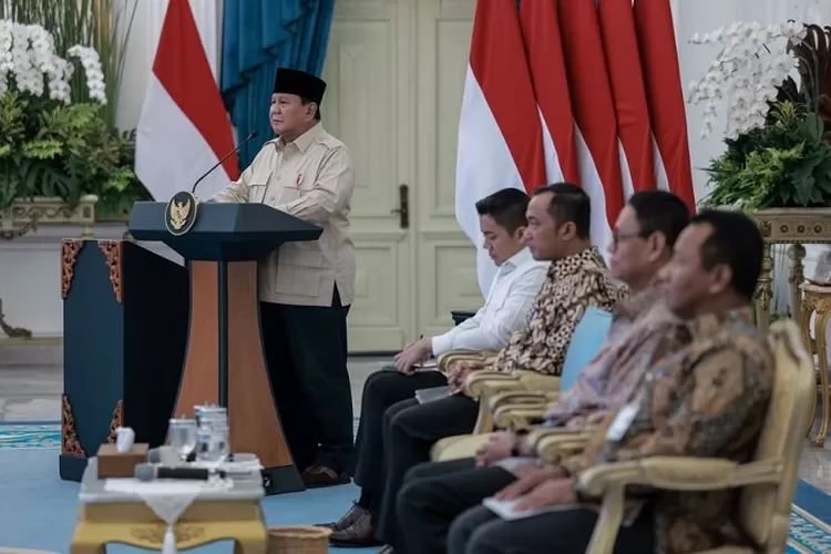 Presiden Republik Indonesia, Prabowo Subianto. (instagram/presidenrepublikindonesia)