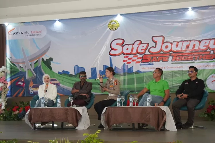 ASTRA Infra Toll Road Tangerang-Merak (ASTRA Tol Tamer) kembali memperkuat komitmennya dalam meningkatkan budaya keselamatan berkendara melalui penyelenggaraan Road Safety Campaign &amp; Fun Rally: &ldquo;Safe Journey, Safe Together.&rdquo; Kegiatan ini menghadirkan kolaborasi lintas lembaga, praktisi keselamatan. (Topmedia.co.id/Istimewa)