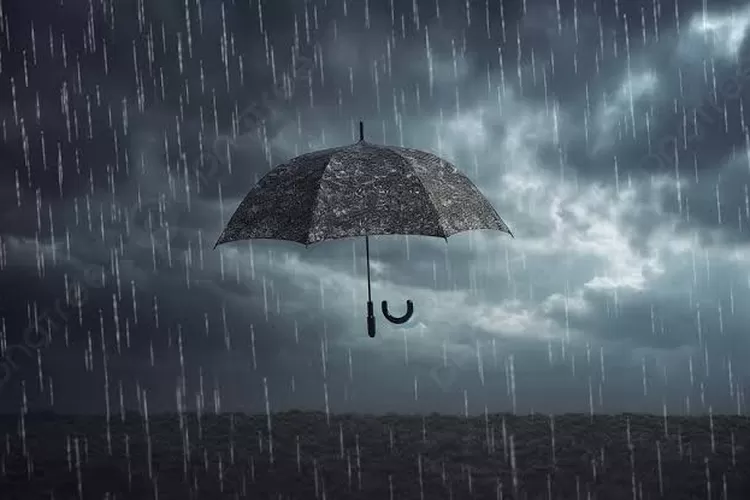 Ilustrasi Hujan Lebat ( Foto : Pngtree.com )