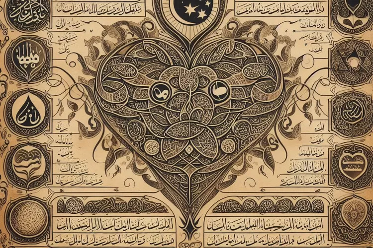 Cinta menurut Imam Ghazali (Ilustrasi: Bing Image Creator)