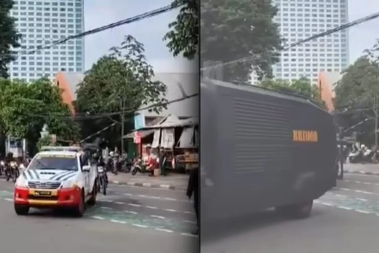 Puluhan Kendaraan Taktis Berdatangan Pagi Ini ke Gedung DPR RI (Tangkapan Layar Instagram)