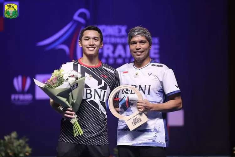 Jojo menempati posisi tertinggi tunggal Putra French Open 2023 (Instagram @badminton.ina)