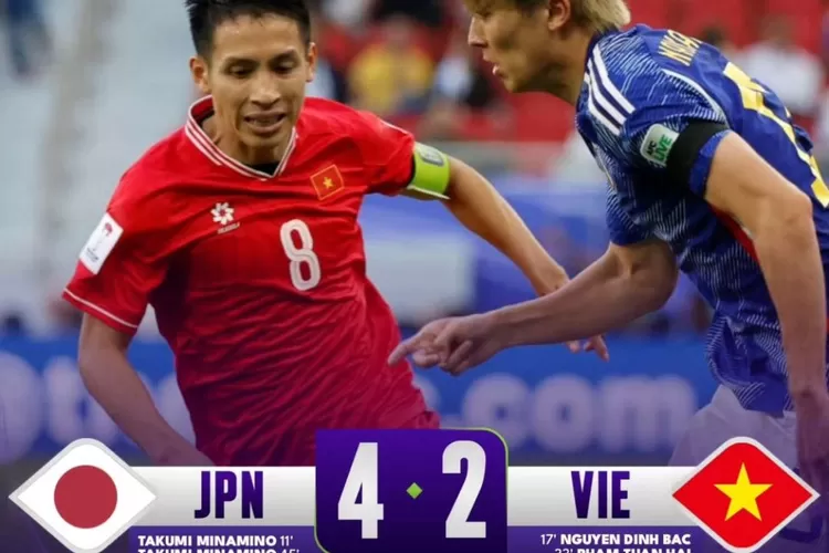 Piala Asia: Jepang VS Vietnam  (Sumber: Instagram timnasgoal)