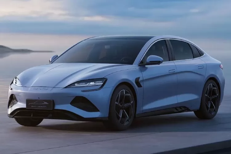 Ini penampakan Mobil listrik BYD Seal (Sumber: X@autocornerID)