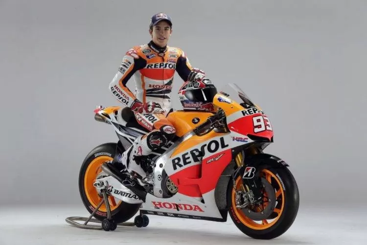 Marquez menggunakan Repsol Honda  (Sumber: X@epicentrum_news)