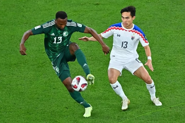 Pemain Thailand berlaga (X @Irfan)