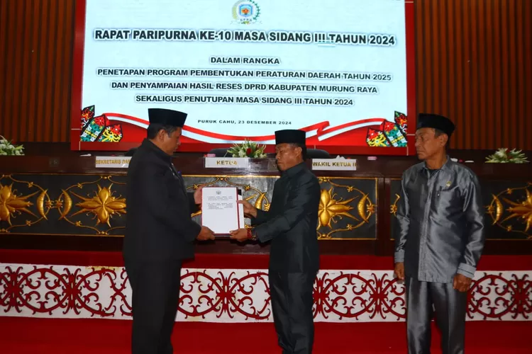 DPRD Mura Tetapkan Program Pembentukan Peraturan Daerah Tahun 2025