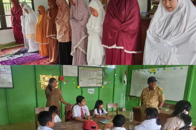 Korwil Bidang Pendidikan Kecamatan Kapuas Hilir menyukseskan program "7 Kebiasaan Anak Indonesia Hebat"