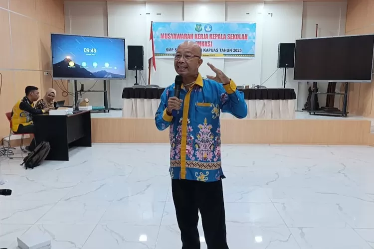 MKKS tingkat SMP se-Kabupaten Kapuas hari Selasa di Aula Dinas Pendidikan Kapuas. 