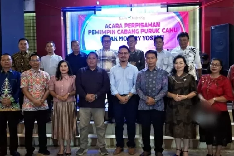 Hermon Hadiri Perpisahan Pemimpin Bank Kalteng Cabang Puruk Cahu