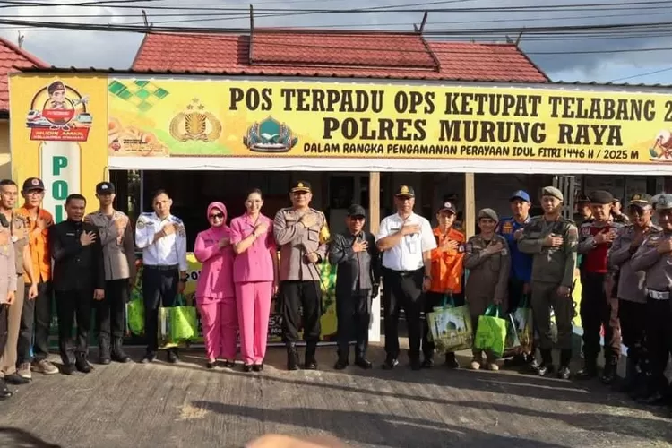peninjauan posko terpadu oleh Forkopimda Mura (kalteng lima)