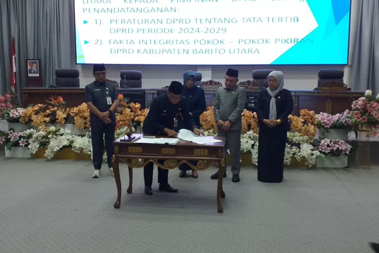 Sidang Paripurna I DPRD Barito Utara Fokus pada Laporan Keterangan Pertanggungjawaban Bupati Tahun 2024 (Dok. Kalteng Lima)