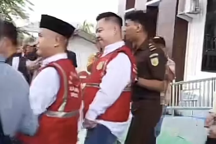 Ketiga terdakwa kasus money politik di Barito Utara dijatuhi hukum dan denda (tangkap layar video )