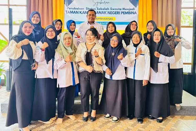 15 TK dari swasta di Kapuas kini berubah status menjadi negeri