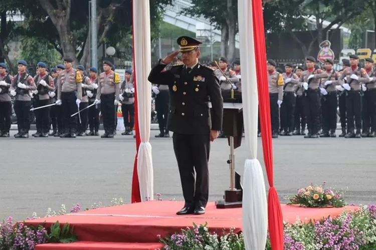 Irwasda Polda Metro Jaya Kombes Nurcholis memimpin upacara Hari Kebangkitan Nasional.