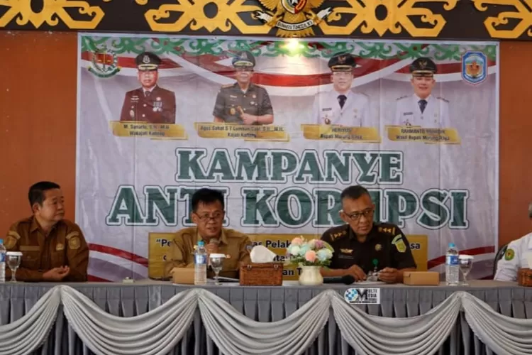 Pemkab Murung Raya kampanyekan anti korupsi (foto : Diskominfo SP Mura)