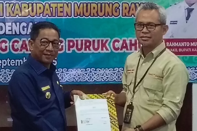 Pemerintah Kabupaten Murung Raya menggelar penandatanganan MoU program Kartu HEBAT Bantuan Langsung Tunai (BLT) antara Bupati Murung Raya, Heriyus SE, dengan pihak PT Bank Kalteng Cabang Puruk Cahu (kalteng Lima)