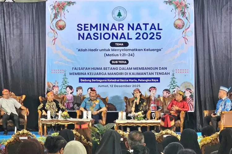 Pemprov Kalteng Buka Seminar Natal Nasional 2025, Dorong Huma Betang sebagai Fondasi Penguatan Keluarga (MMC Kalteng)