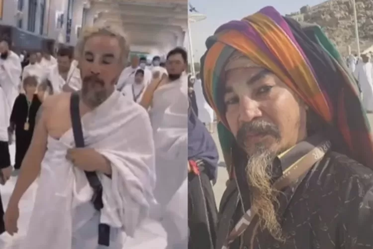 Penampilan unik Limbad yang dinilai tak lazim saat melaksanakan umroh hingga timbulkan berbagai tuduhan