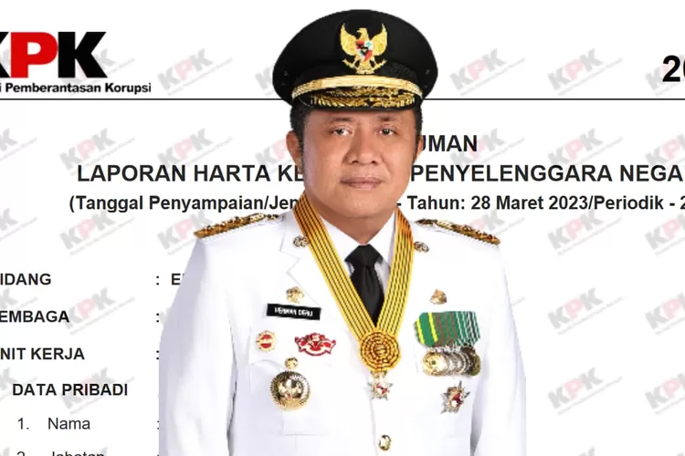 Jadi Gubernur Terkaya Di Indonesia, Inilah Harta Kekayaan Herman Deru ...