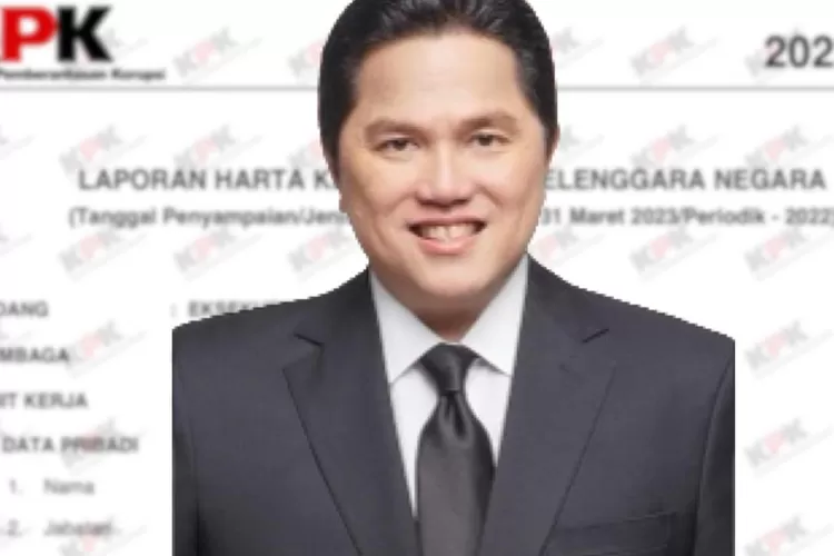 Diusilin Oleh Menteri PUPR, Ternyata Kekayaan Erick Thohir Berdigit ...