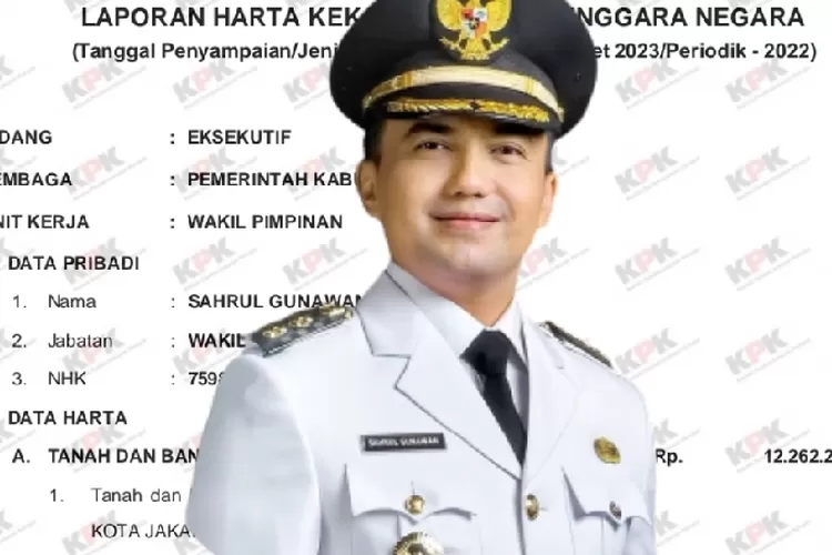 Sahrul Gunawan Wakil Bupati Bandung Miliki Harta Rp10 Miliar Ternyata