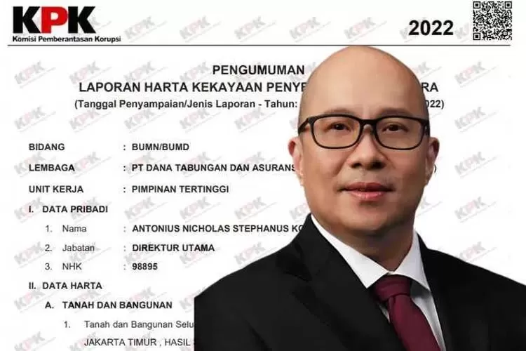 Jadi Pimpinan Tertinggi PT Taspen, Inilah Profil Dan Harta Kekayaan ...