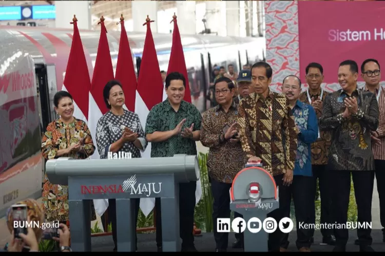 Amazing! Presiden RI Joko Widodo Resmikan Kereta Cepat Whoosh, Simak ...