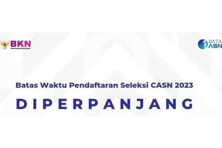 PENDAFTARAN CPNS DAN PPPK 2023 DIPERPANJANG! BKN BERIKAN JADWAL TERBARU ...