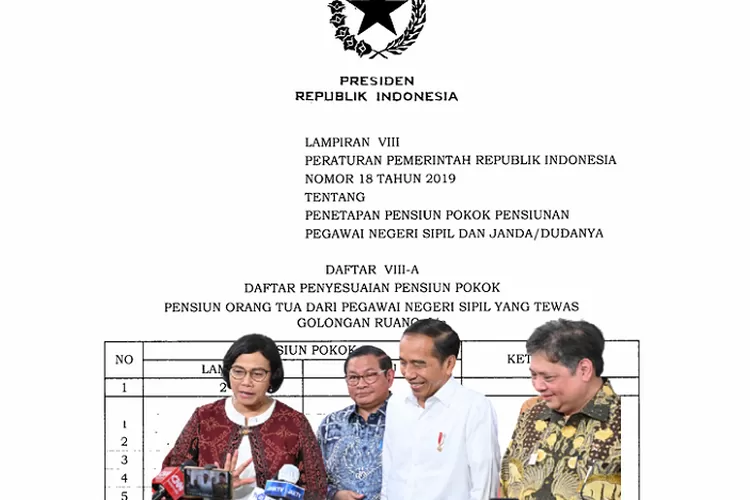 Cair November Inilah Tabel Lengkap Gaji Pensiunan Pns Janda Dan Duda Nominalnya Lumayan Gede