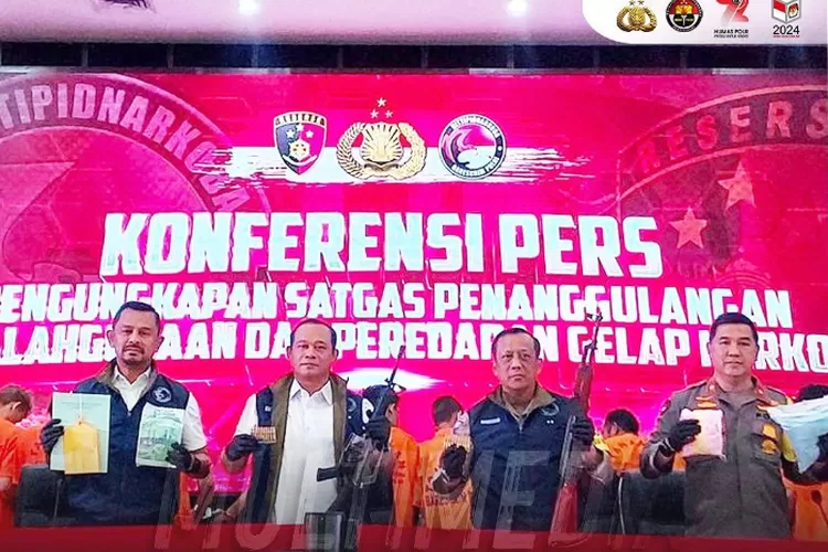 Polri Bongkar Modus Penyelundupan Senjata Api Dan Narkotika Lewat Jalur ...