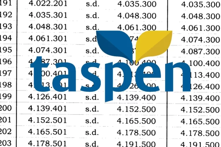 Hari Lagi Dicairkan Pt Taspen Inilah Tabel Gaji Pensiunan Pns