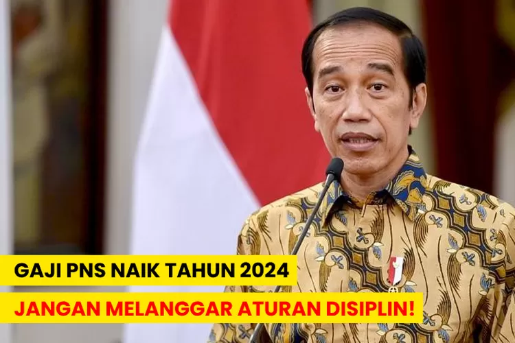 JOKOWI KETOK PALU KENAIKAN TABEL GAJI PNS 2024 SEBESAR 8 PERSEN, HATI ...