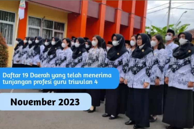 SELAMAT! Tunjangan Profesi Guru PNS Dan Non PNS Triwulan 4 Tahun 2023 ...