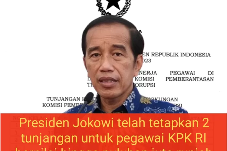 Presiden Jokowi Teken 2 Tunjangan Bernilai Puluhan Juta Untuk Pegawai ...