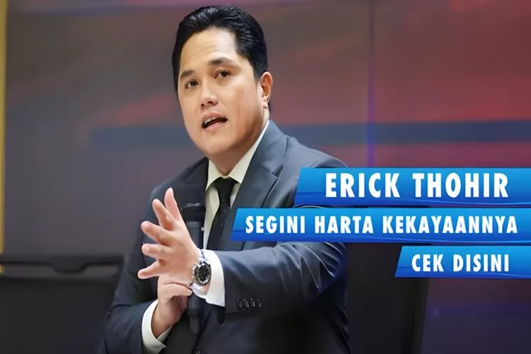 Segini Harta Kekayaan Erick Thohir Menteri Andalan Presiden Jokowi Di ...