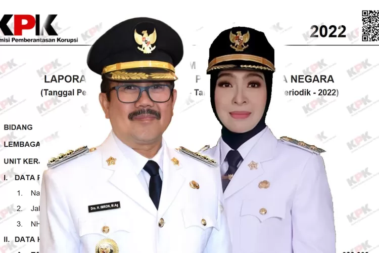 Inilah perbandingan harta kekayaan bupati Cirebon Imron Rosyadi dengan Wakilnya Wahyu Tjiptaningsih yang ternyata berbeda jauh (cirebonkab.go.id/e-lhkpn.kpk.go.id/diedit dengan PicSay Pro)