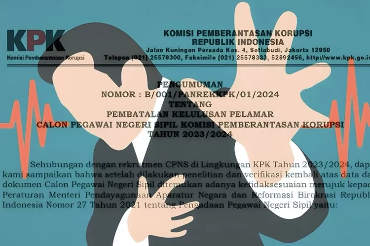 Geger! KPK Umumkan Pembatalan Kelulusan 23 Pelamar CPNS di Instansinya